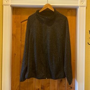 Soft and warm fleece lined knit jacket. Sz 3X. New with Tags.